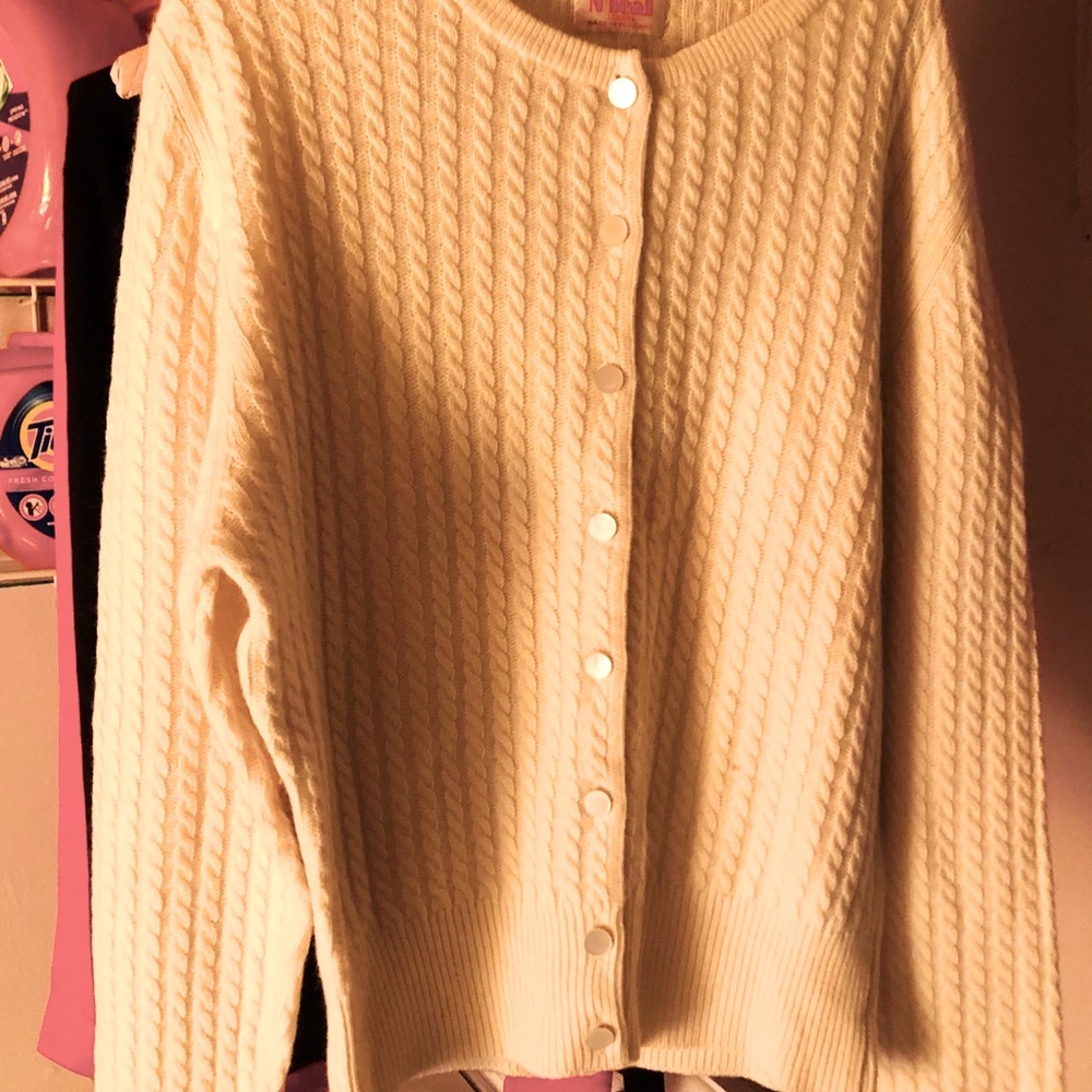 N.PEAL CASHMERE Cable Knitted Cardigan